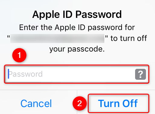 Nhập mật khẩu ID Apple
