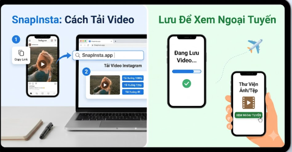 hướng dấn cách lưu video xem ngoại tuyến đơn giản